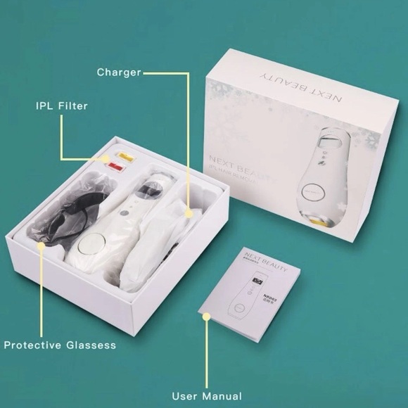 NEXT BEAUTY Hair Removal System 3 In 1 IPL Permanent Hair Removal Laser Set NIB - Picture 5 of 11